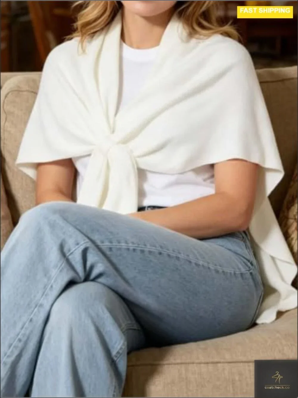 Soft Viscose Shawl Wrap Scarf for Women Double Knit Pashmina Shoulder Wrap